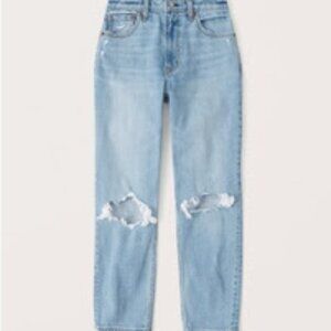 Abercrombie & Fitch Curve Love Mom Jeans